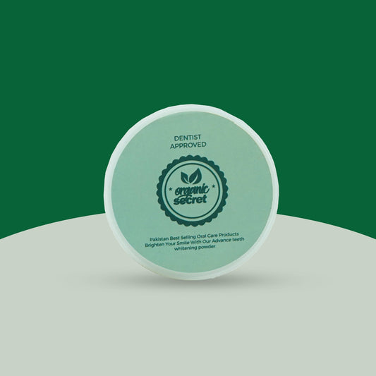 Teeth whitening powder by organic secret