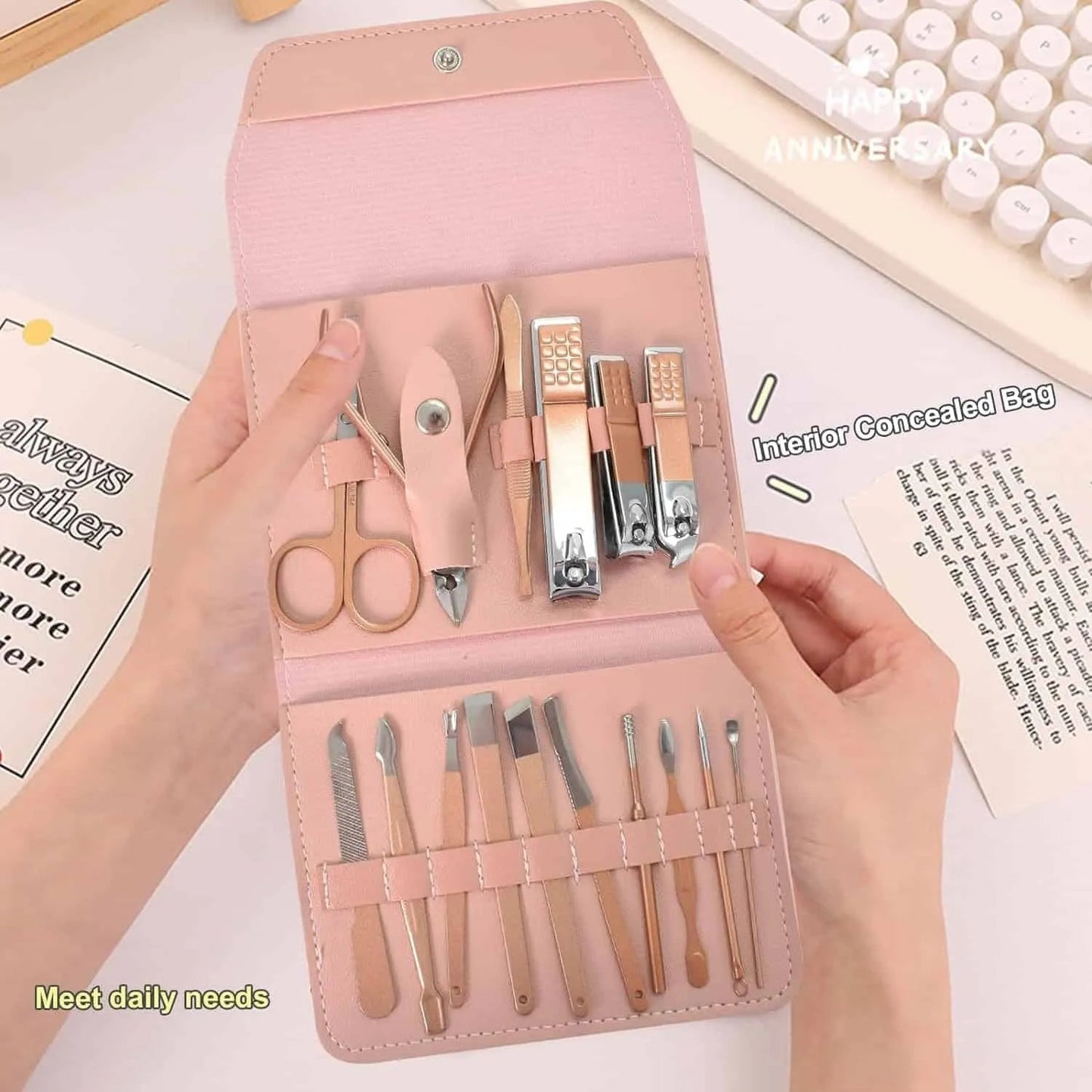 16-Piece Manicure Pedicure Set